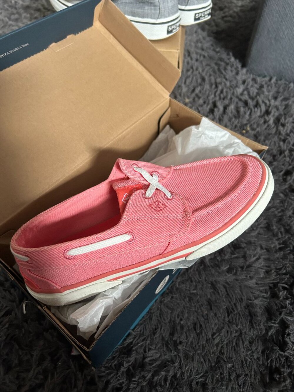 Sperry Pier Wave Canvas Boat Shoes